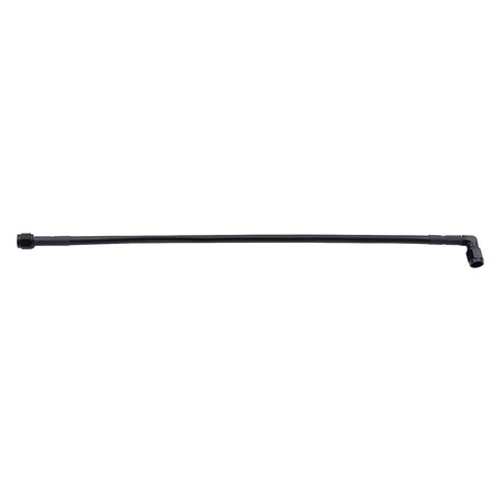 Allstar Performance 15 in. 90 deg -3 AN No. 3 Black Coated Braided Line ALL48416